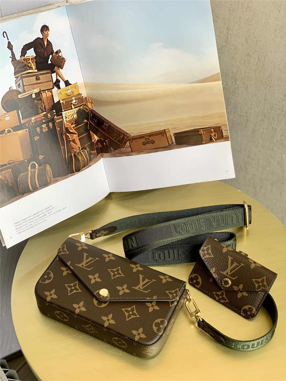 Louis Vuitton FÉLICIE STRAP & GO  M80091  size:17x9.6x3.5cm 2025 new 